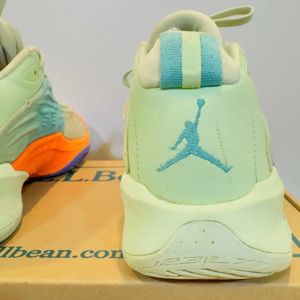Air Jordan Luka 3 Mens Size 9 Blurred Vision Vapor Green Cone Basketball Shoes